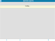 Tablet Screenshot of m.bedfordgazette.com